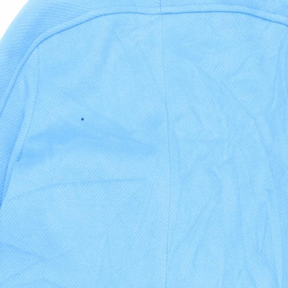 Womens UK Size 12 Marks and Spencer Blue Overcoat