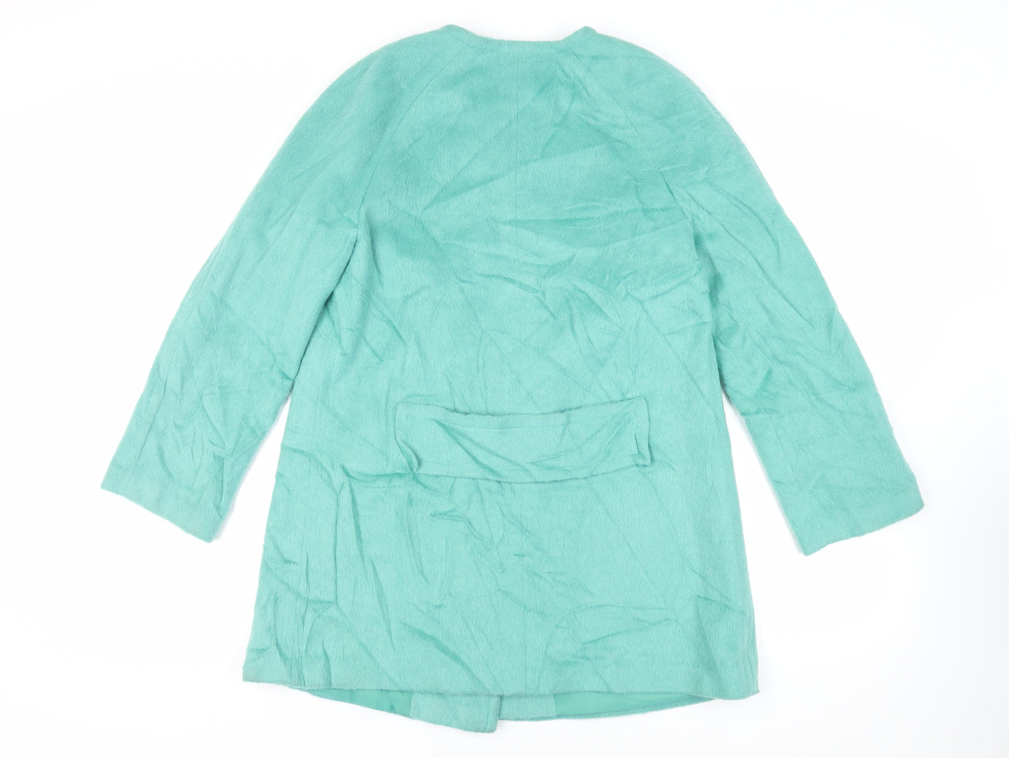 Womens UK Size 12 Per Una Green Pea Coat