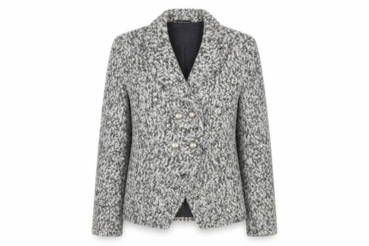 Womens UK Size 10 Per Una Grey Jacket