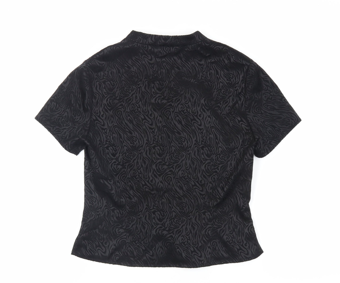 Womens UK Size 12 NEXT Black Basic Blouse