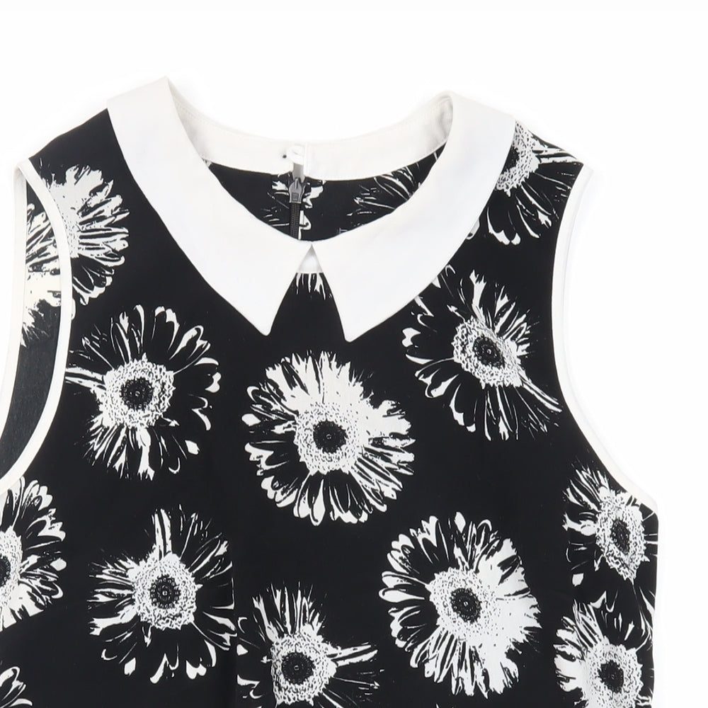 Womens UK Size 10 Marks and Spencer Black Basic Blouse