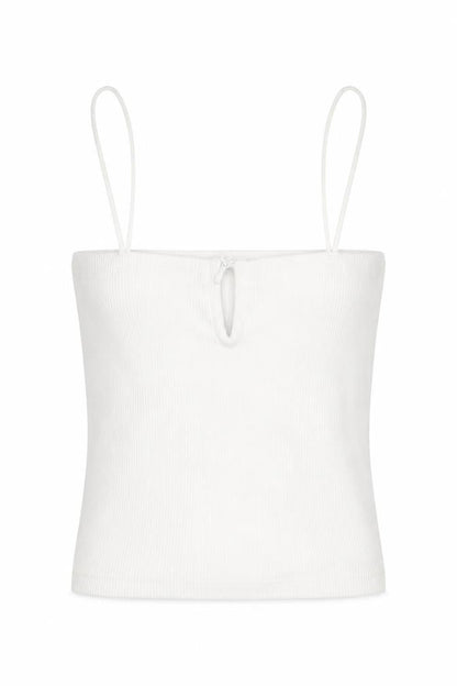 Womens UK Size S Zara White Camisole T-Shirt