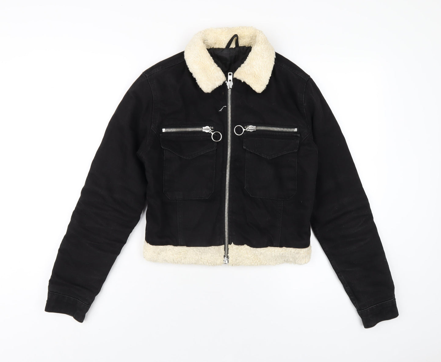 Womens UK Size 6 Topshop Black Jacket