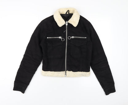 Womens UK Size 6 Topshop Black Jacket