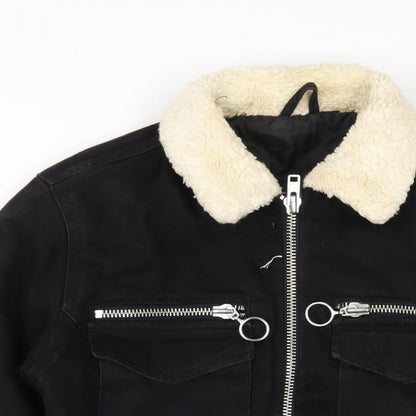 Womens UK Size 6 Topshop Black Jacket