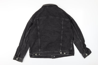 BDG Womens Black Jacket Size L Button