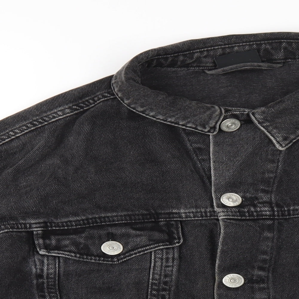 BDG Womens Black Jacket Size L Button