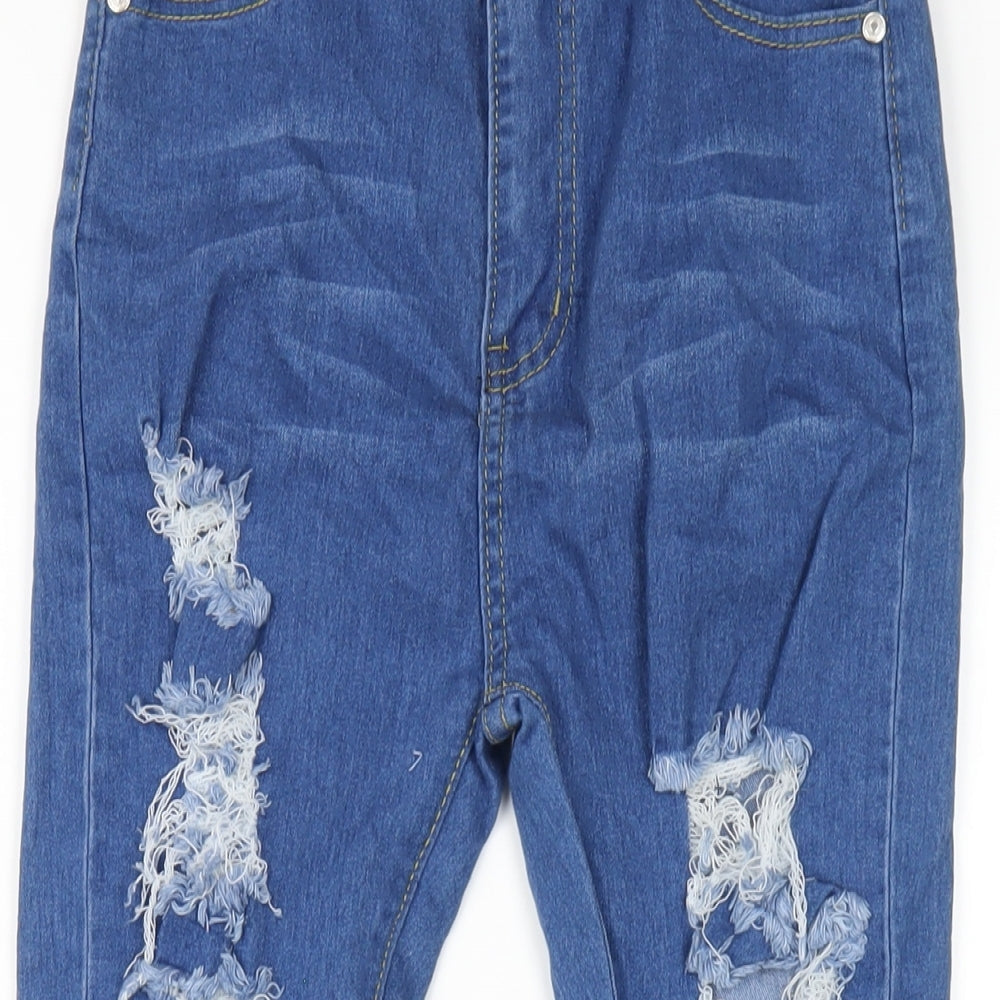 Womens UK Size 8 Denim Wise Regular Fit Skinny Blue Jeans