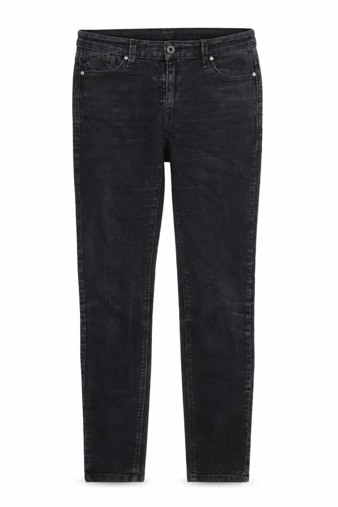 Denim & Co. Womens Clear Cotton Skinny Jeans Size 10 L33 in Regular Zip