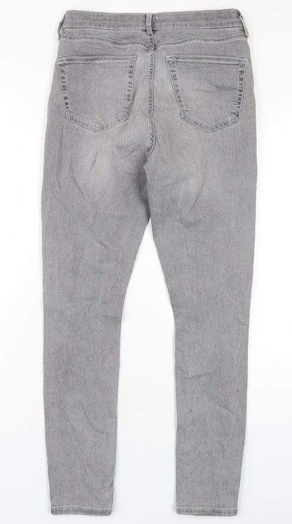 Womens UK Size 30 in Topshop Regular Fit Skinny Grey Jeans