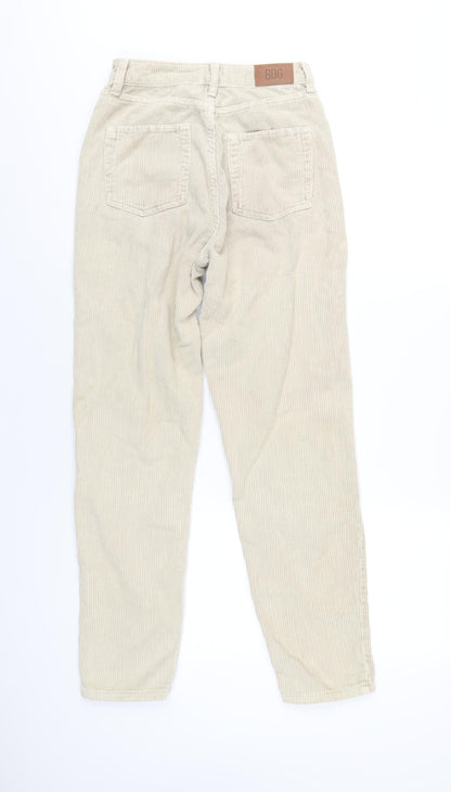BDG Womens Beige Cotton Trousers Size 26 in L32 in Regular Zip