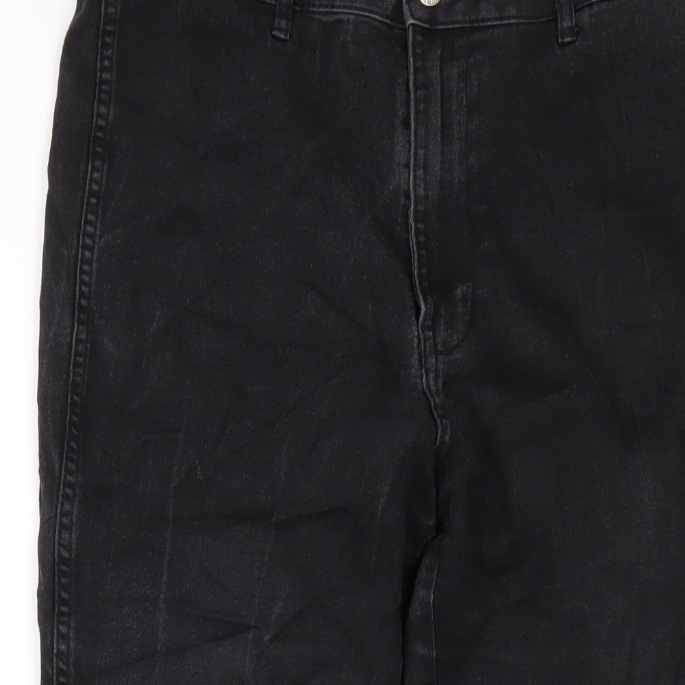 Womens UK Size 32 in H&M Regular Fit Skinny Black Jeans