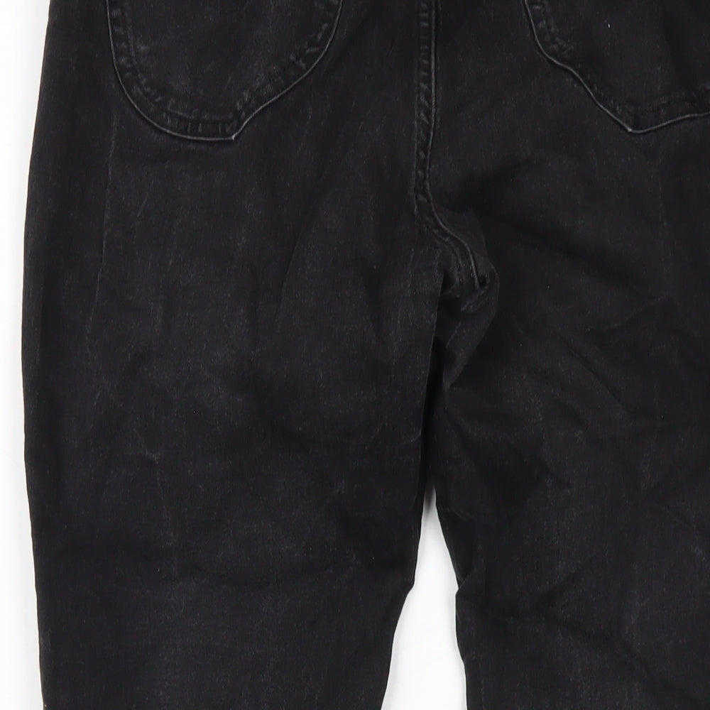Womens UK Size 32 in H&M Regular Fit Skinny Black Jeans