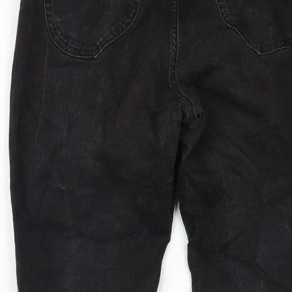 Womens UK Size 32 in H&M Regular Fit Skinny Black Jeans