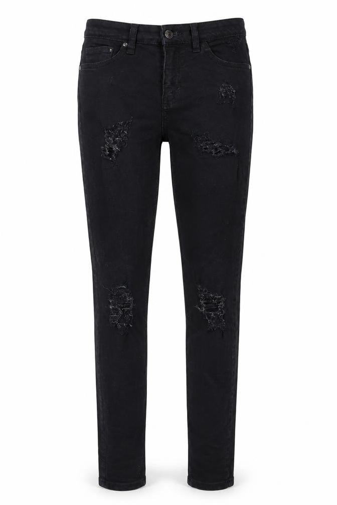 Womens UK Size 25 in Topshop Regular Fit Skinny Black Jeans