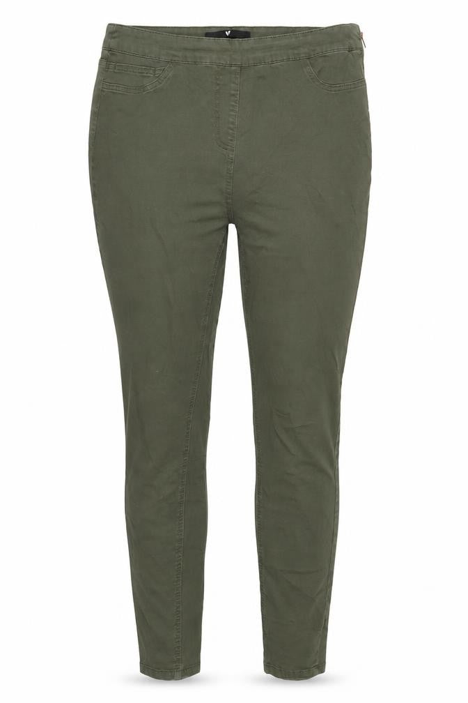 Very Womens Green Cotton Skinny Jeans Size 14 L28 in Regular Zip