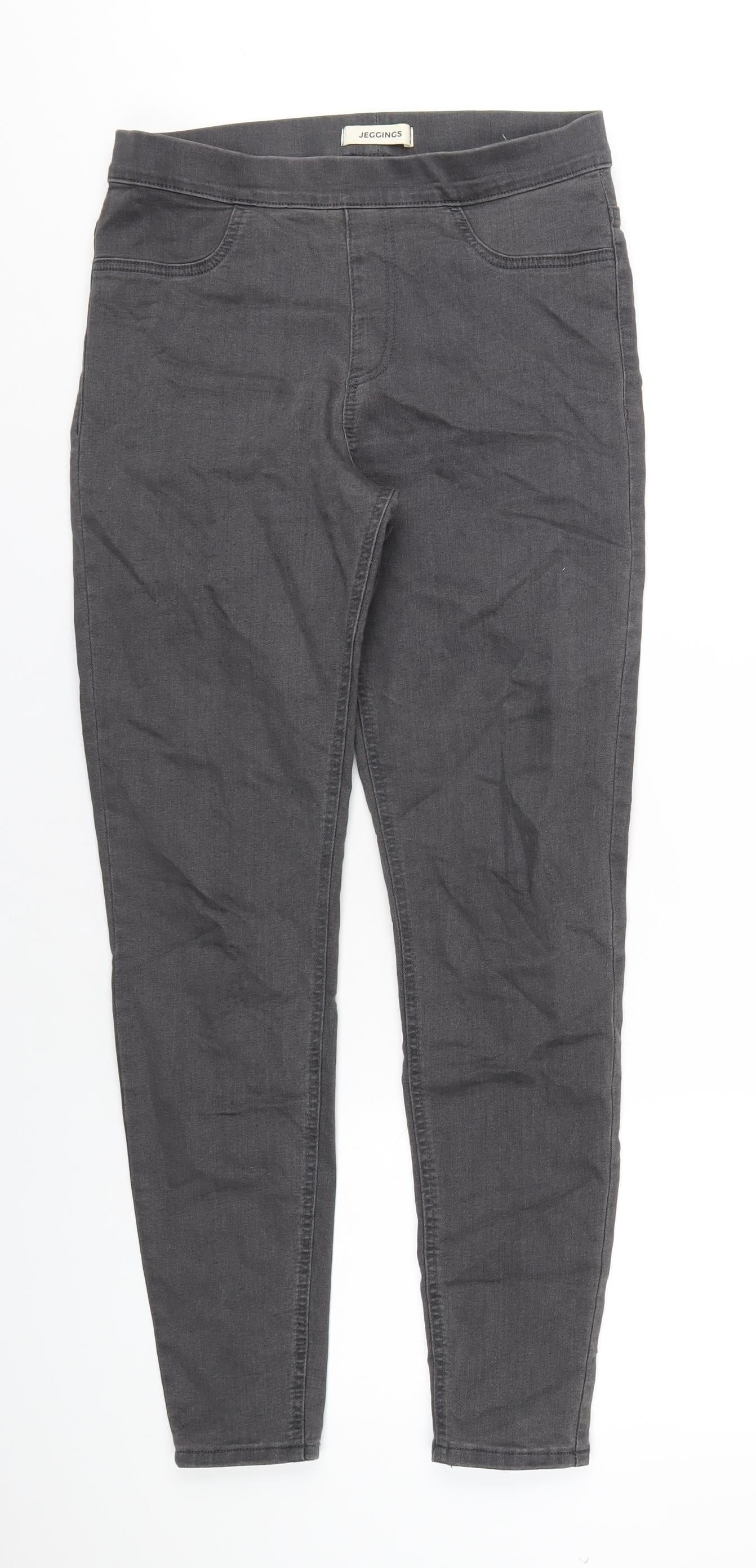 Womens UK Size 10 Marks and Spencer Regular Fit Jegging Grey Jeans