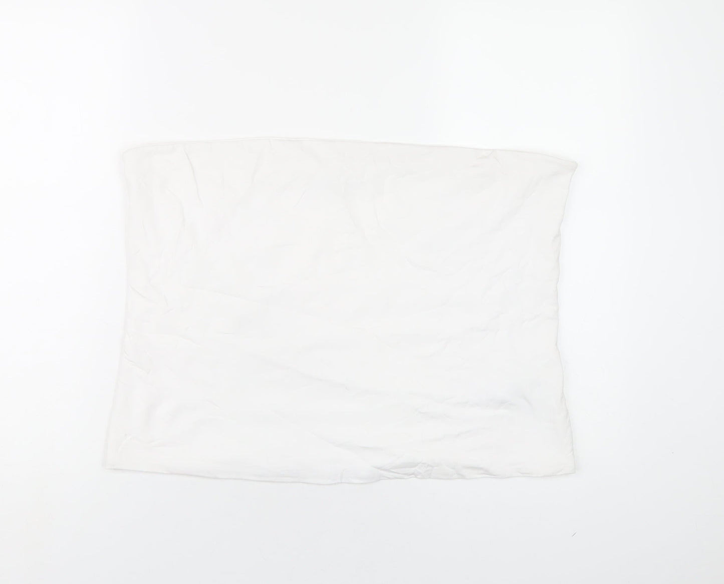 Womens UK Size XL Marks and Spencer White Basic T-Shirt