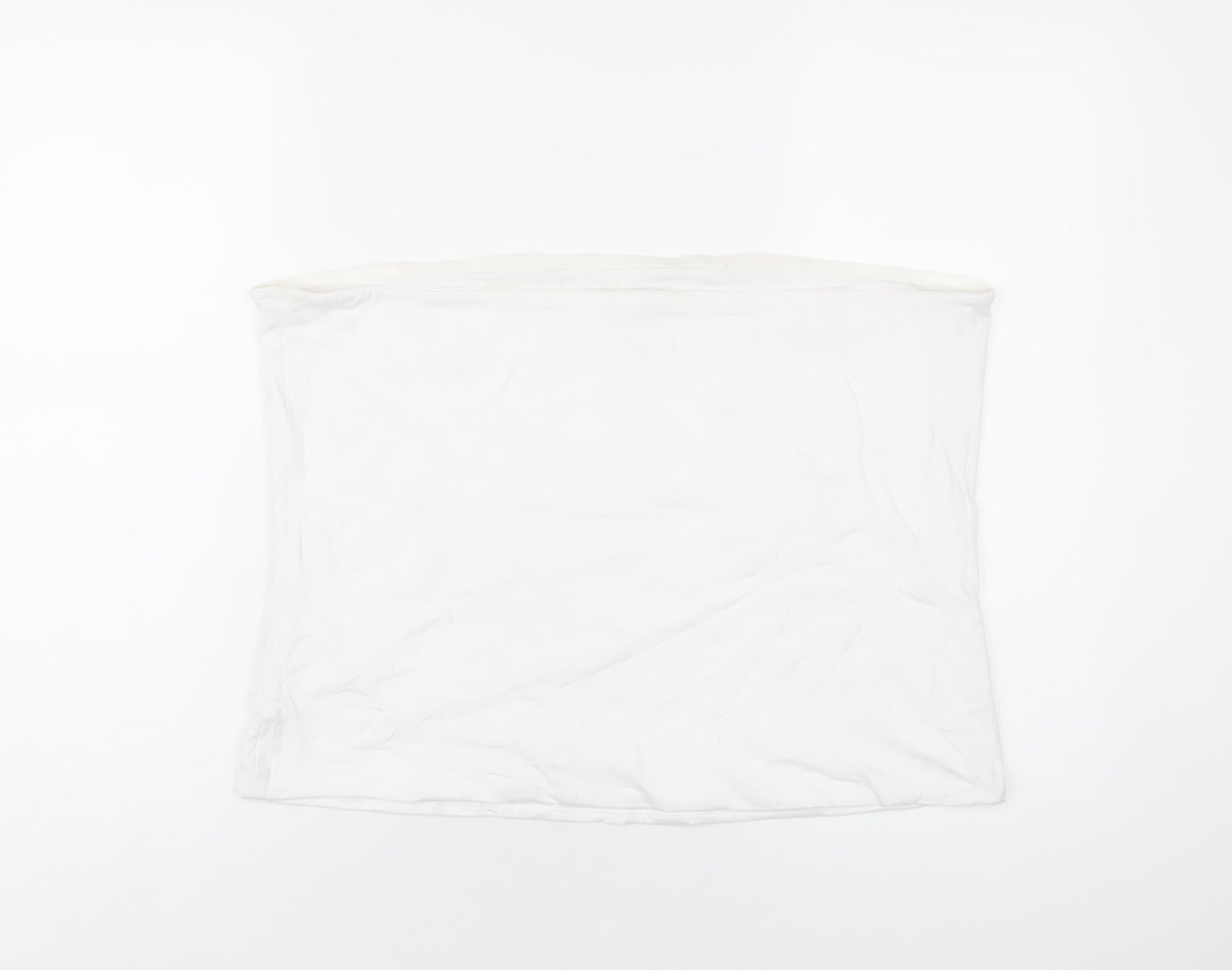 Womens UK Size XL Marks and Spencer White Basic T-Shirt