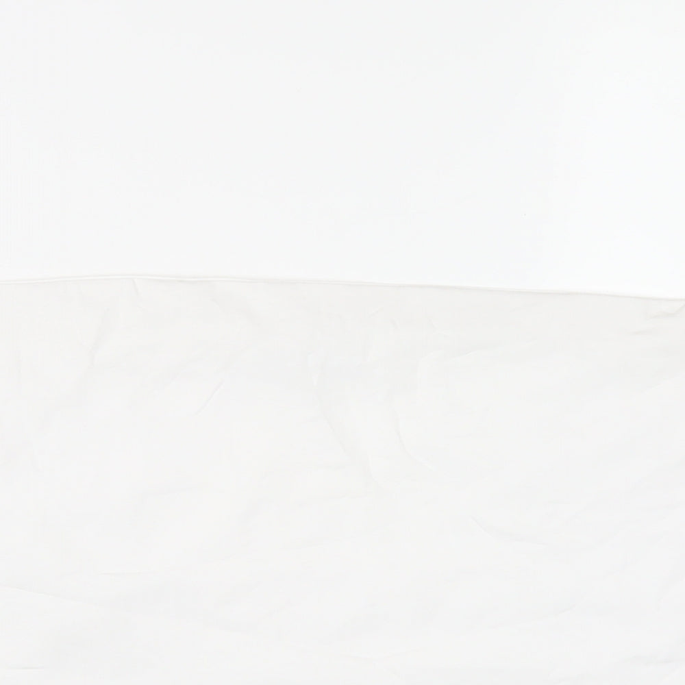 Womens UK Size XL Marks and Spencer White Basic T-Shirt