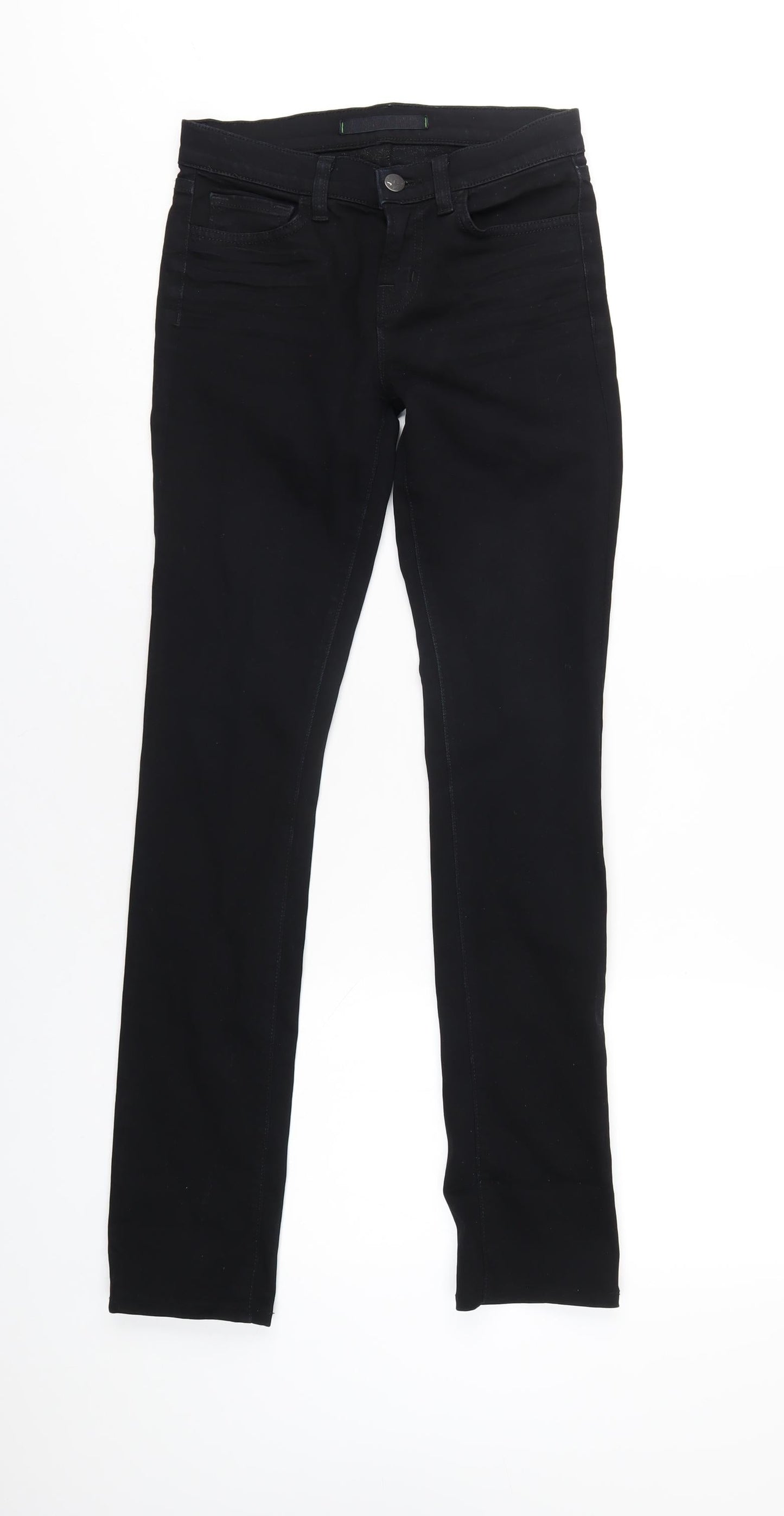 Womens UK Size 24 in J Brand Regular Fit Skinny Black Jeans