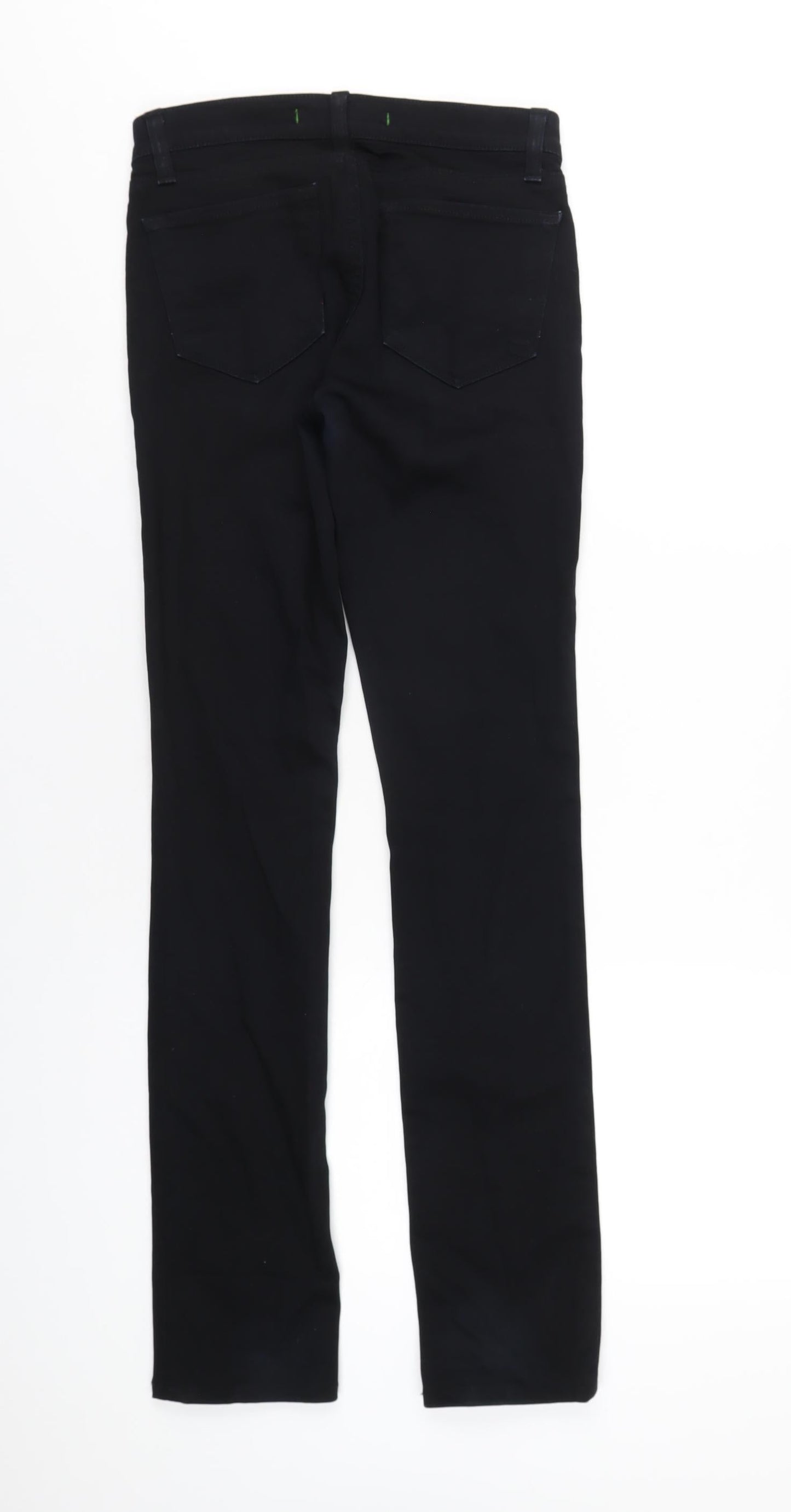 Womens UK Size 24 in J Brand Regular Fit Skinny Black Jeans