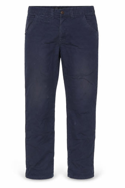 Mens UK Size 32 in Burton Regular Fit  Blue Trousers