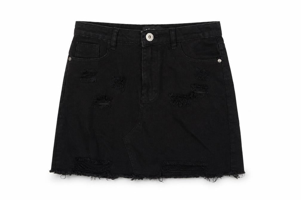 Womens UK Size 8 Denim Club A-Line Denim Skirt