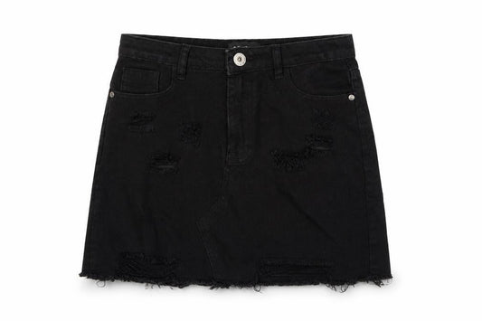Womens UK Size 8 Denim Club A-Line Denim Skirt