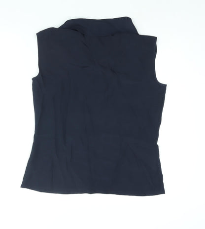 Womens UK Size 12 Paul Costelloe Blue Camisole Blouse