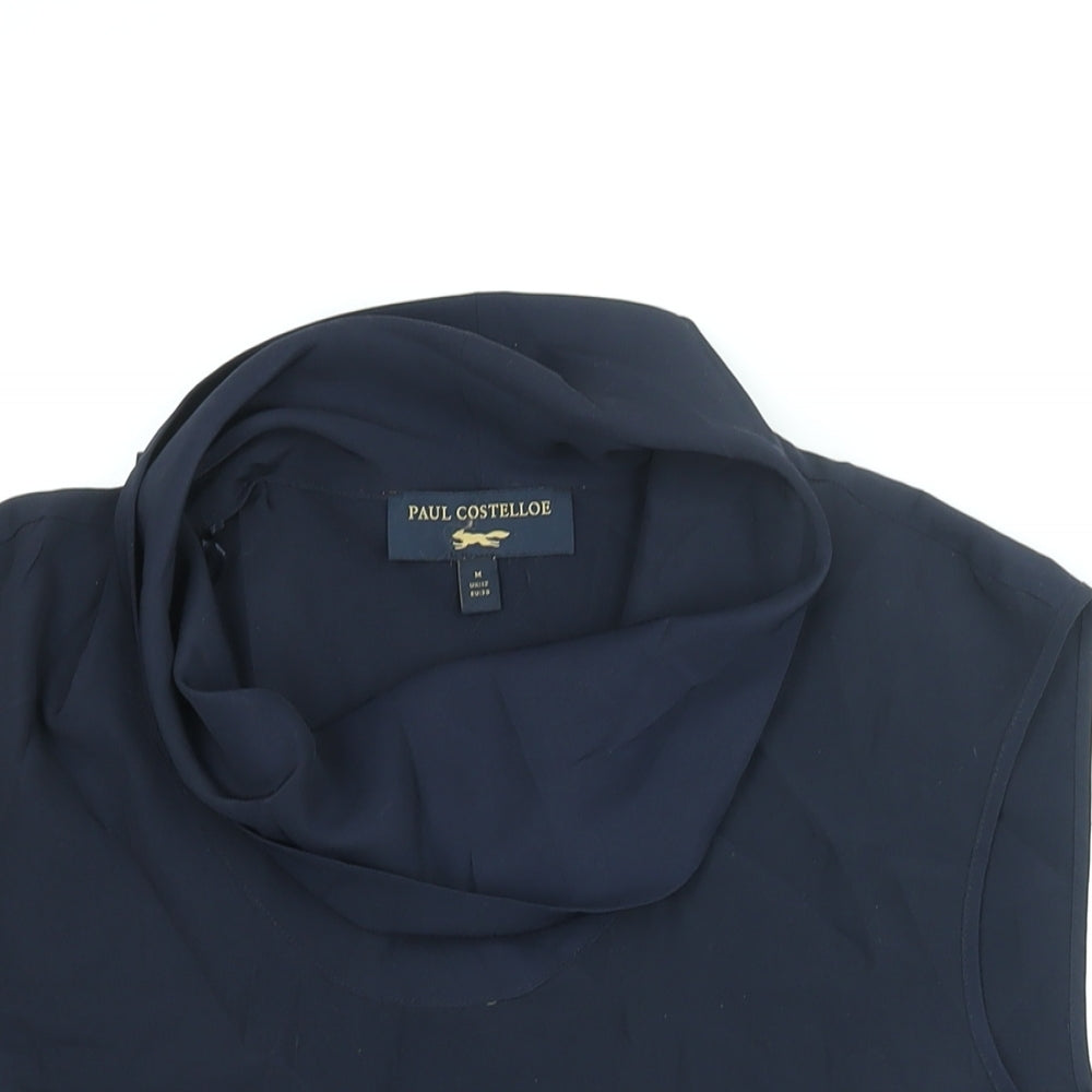 Womens UK Size 12 Paul Costelloe Blue Camisole Blouse