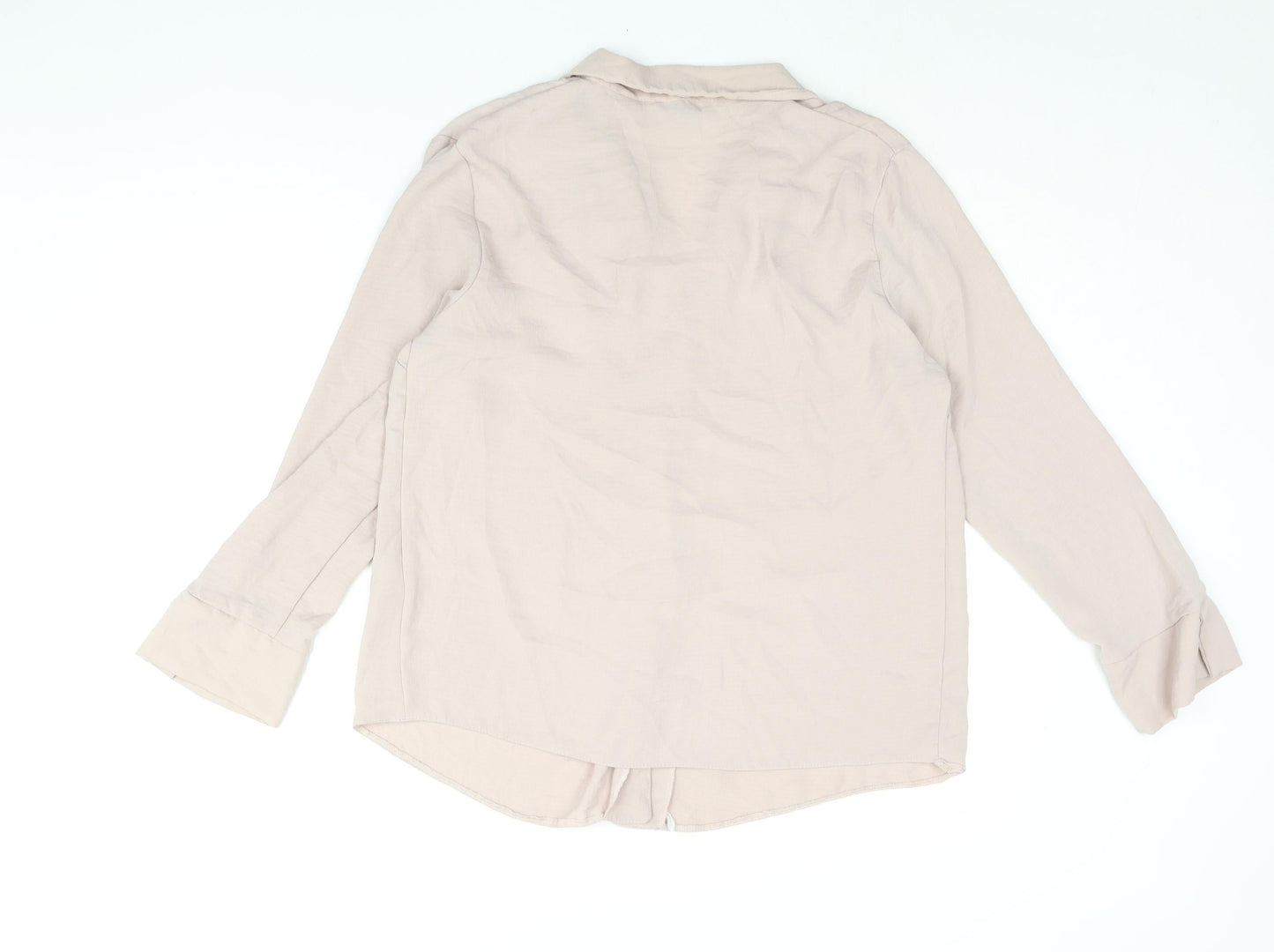 Womens UK Size 12 New Look Maternity Pink Basic Blouse