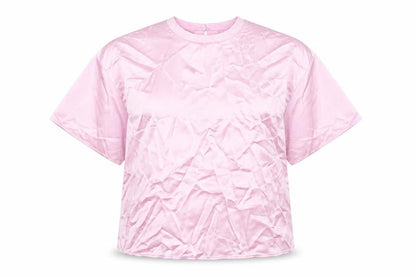 Womens UK Size S Zara Pink Basic Blouse