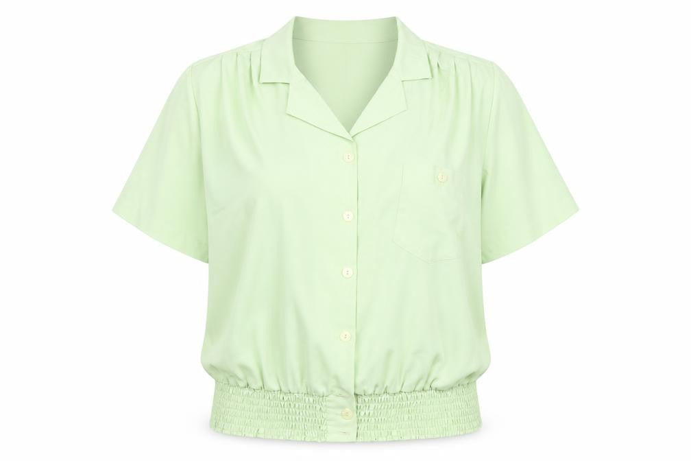 Womens UK Size 18 First Avenue Green Basic Blouse