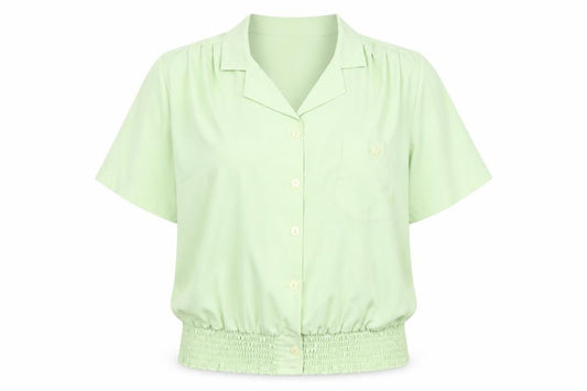 Womens UK Size 18 First Avenue Green Basic Blouse