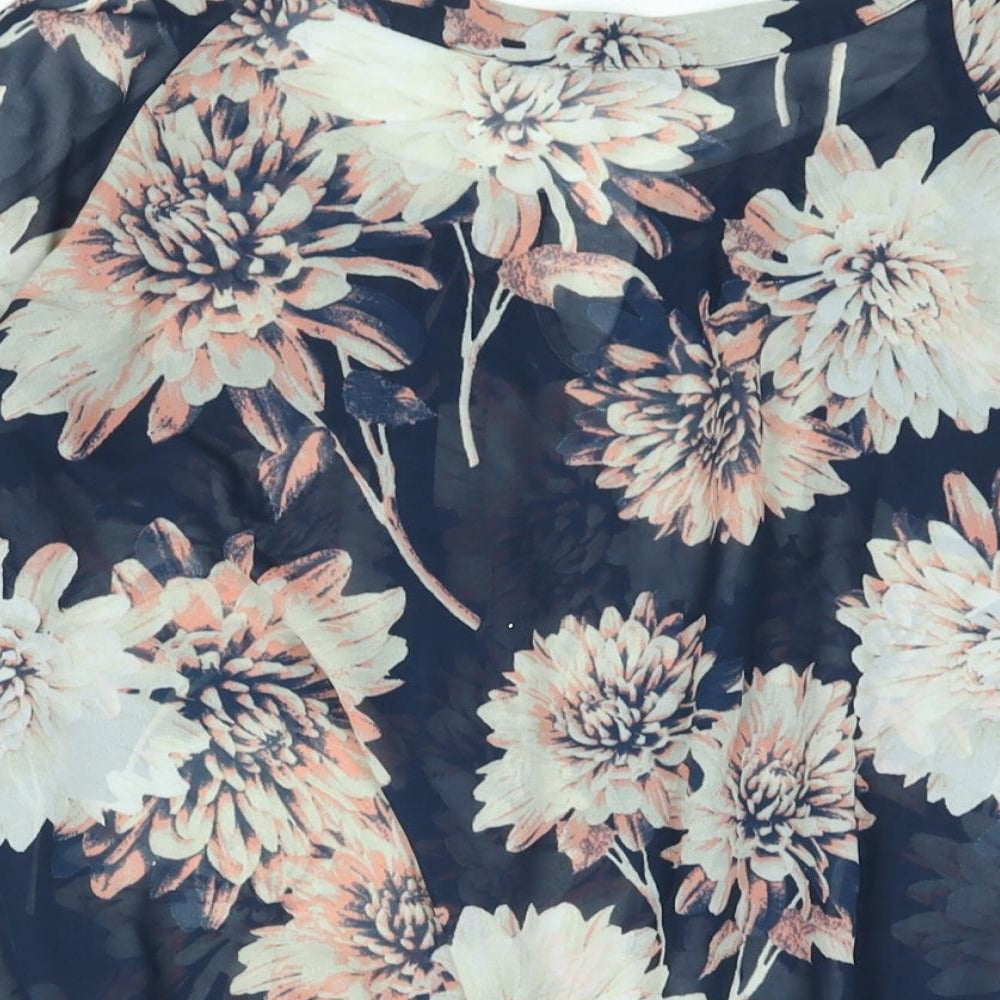 Womens UK Size 16 NEXT Blue Basic Blouse