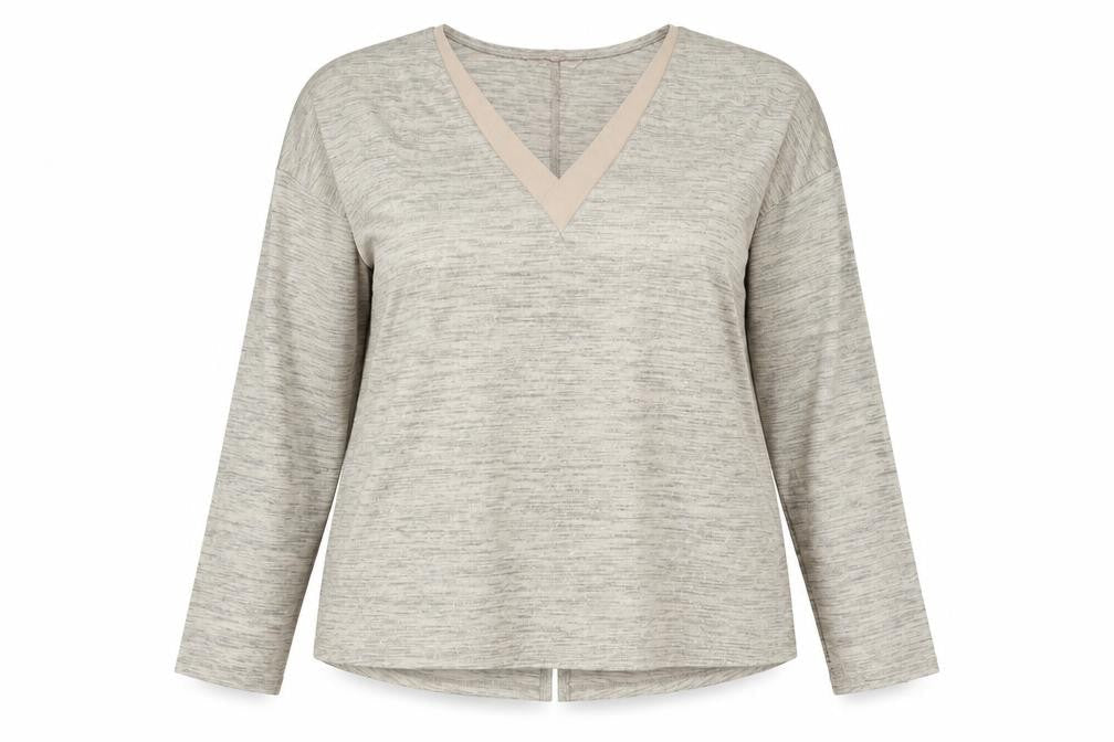 Womens UK Size 16 NEXT Beige Basic Blouse