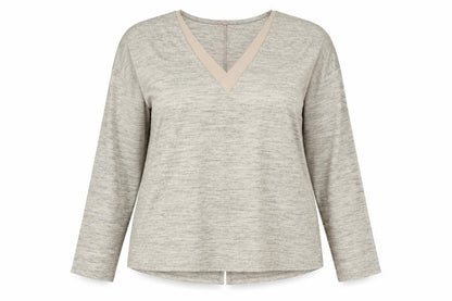 Womens UK Size 16 NEXT Beige Basic Blouse