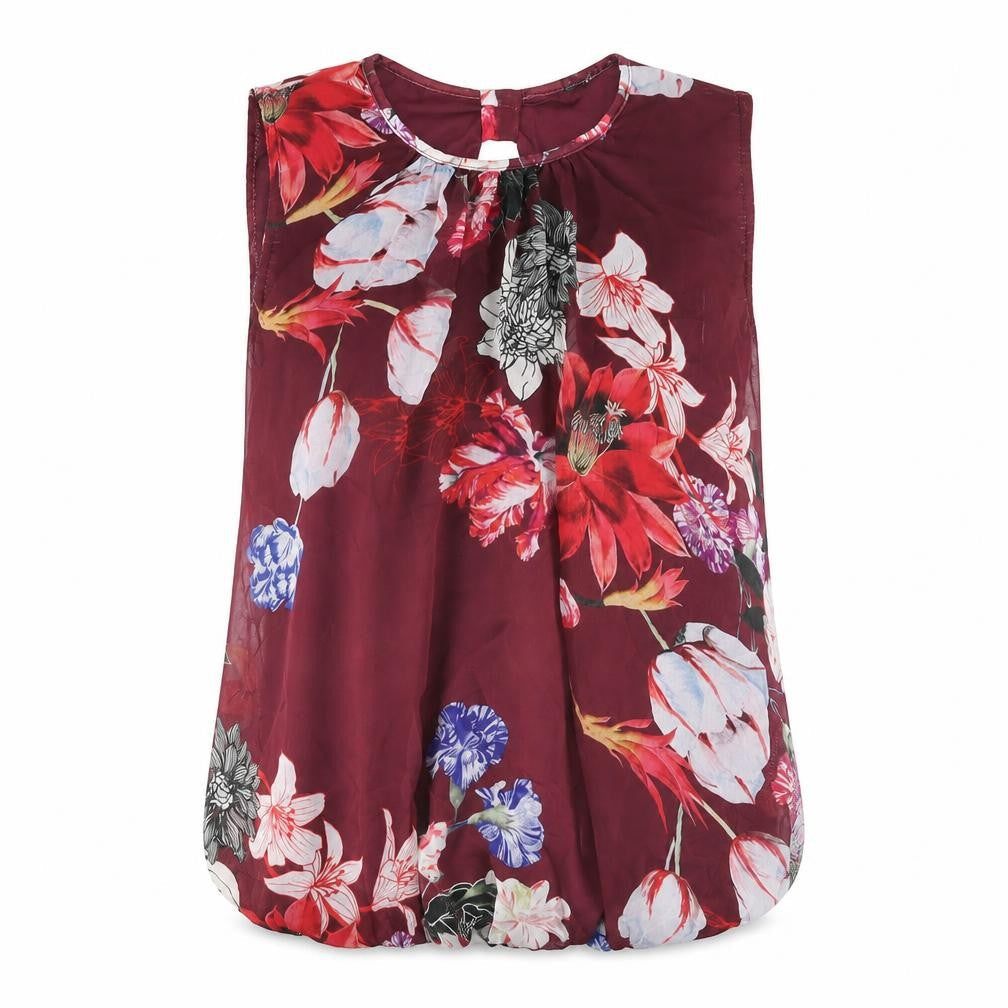 Womens UK Size 8 Quiz Red Camisole Blouse