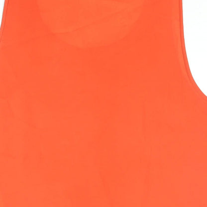 Dorothy Perkins Womens Red Polyester Camisole Blouse Size 16 Round Neck
