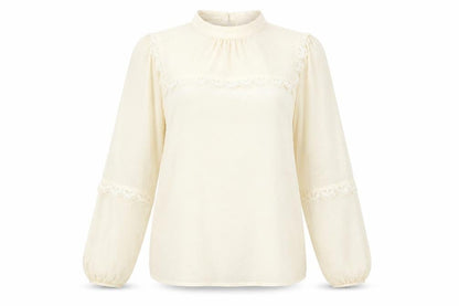 Womens UK Size 12 Oasis Ivory Basic Blouse