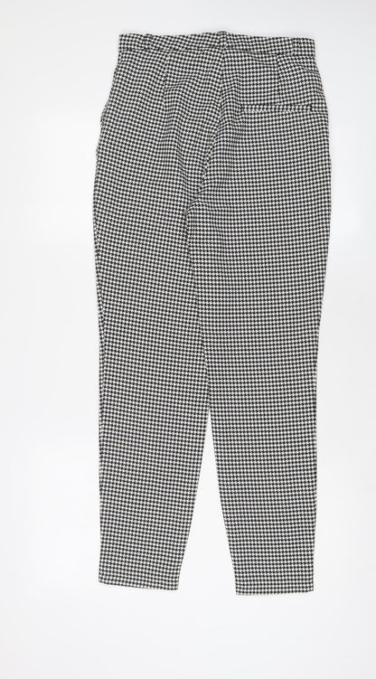 Womens UK Size 8 Monki Regular Fit  Black Trousers