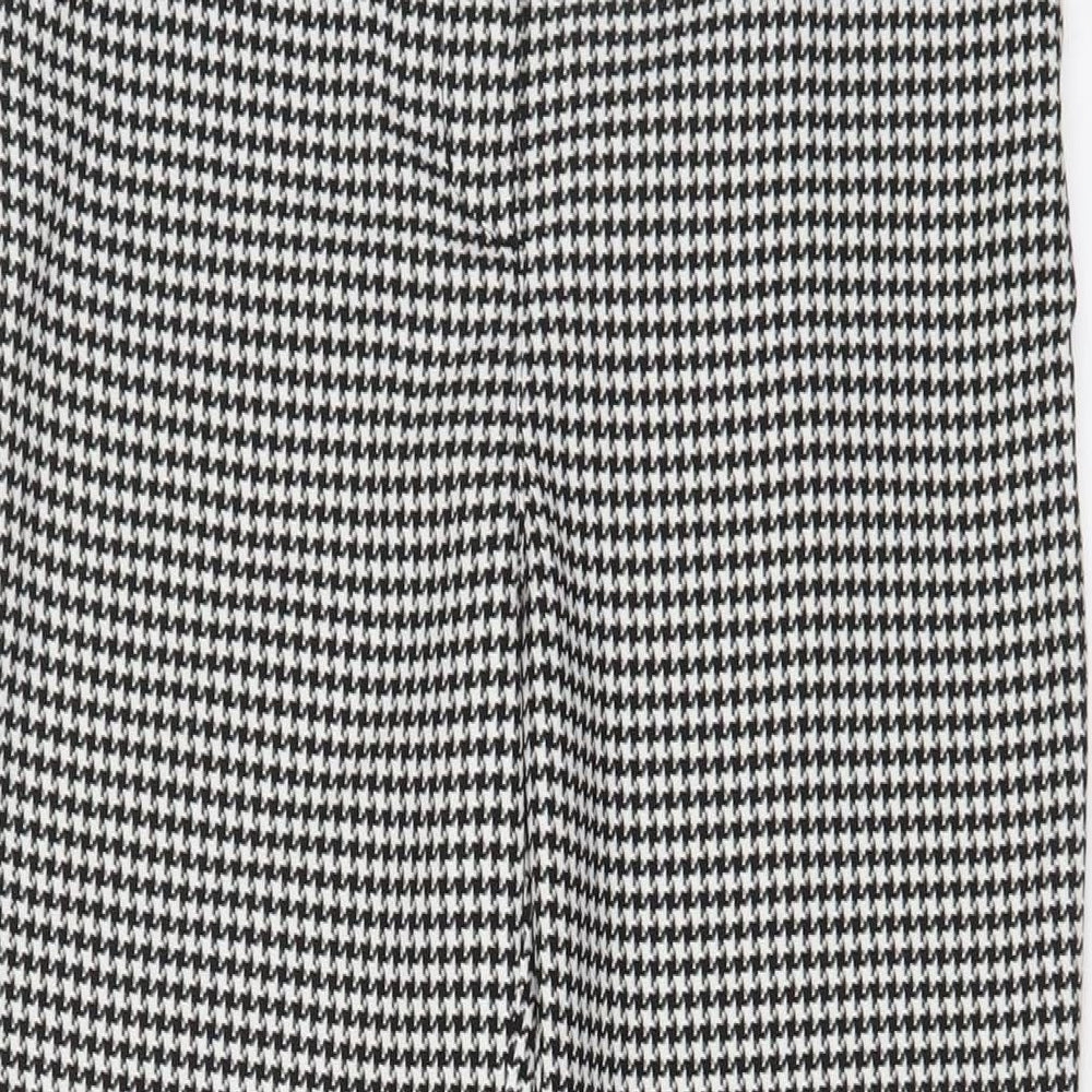 Womens UK Size 8 Monki Regular Fit  Black Trousers
