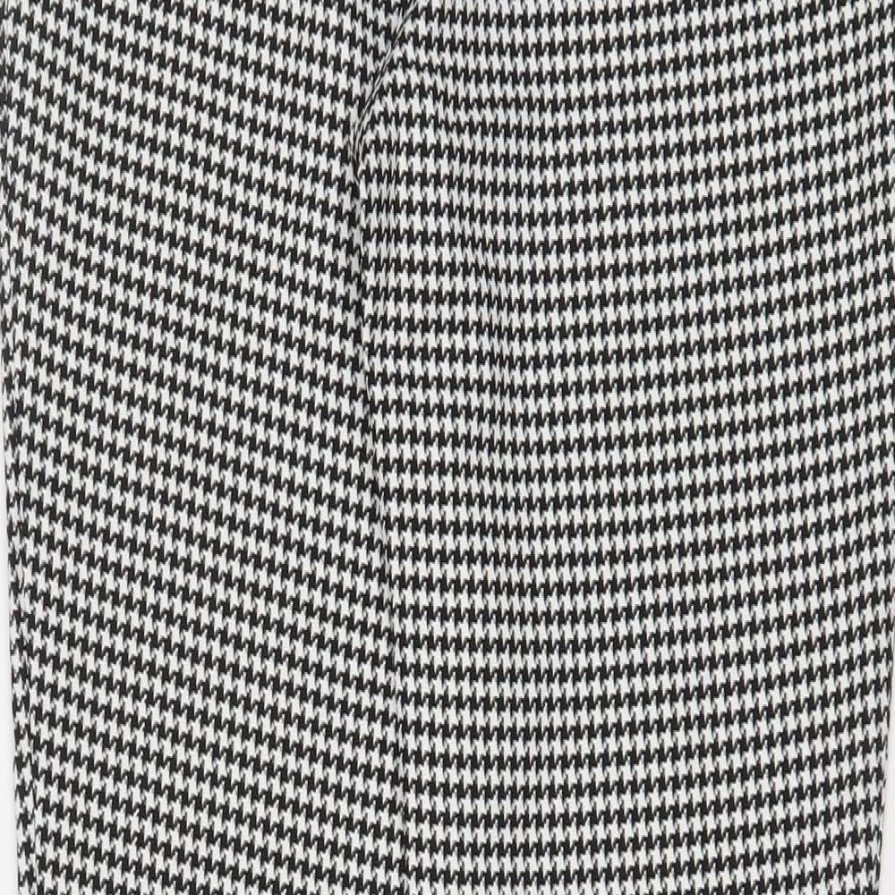 Womens UK Size 8 Monki Regular Fit  Black Trousers
