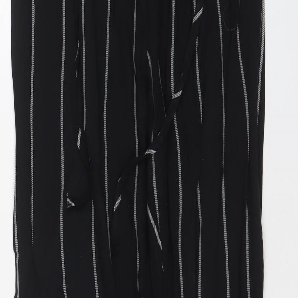 Womens UK Size 8 PRETTYLITTLETHING Regular Fit  Black Trousers