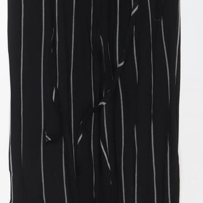 Womens UK Size 8 PRETTYLITTLETHING Regular Fit  Black Trousers