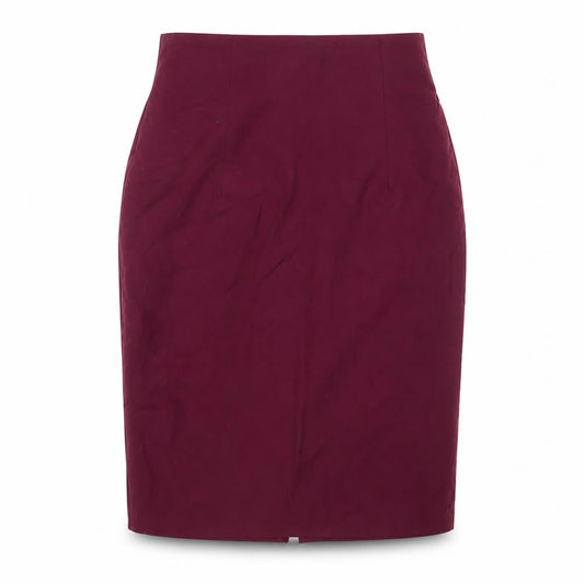 Freeman Womens Purple Polyester A-Line Skirt Size 14 Zip