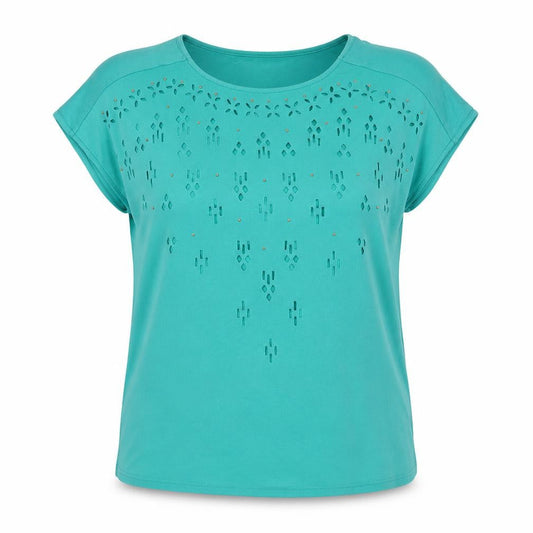 Womens UK Size M Klass Green Basic T-Shirt