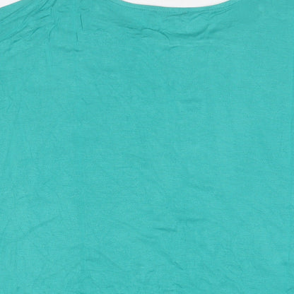 Womens UK Size M Klass Green Basic T-Shirt