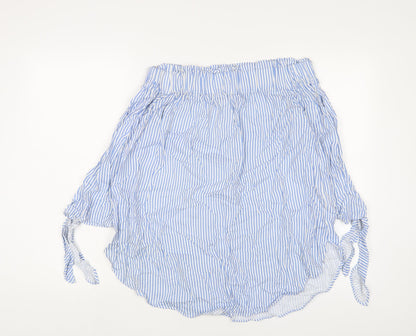 Womens UK Size 10 H&M Blue Basic Blouse